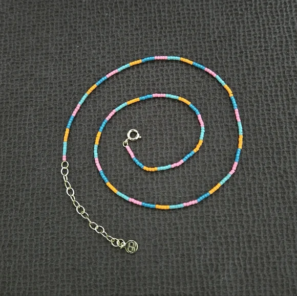 Gorjana "Gigi Stripe" Glass🪟 Bead Necklace - NWT - Picture 7 of 16